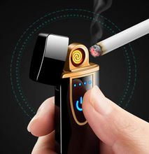 Lighter Electronic Touchscreen Cigarette Smokeless Lighter + Cable
